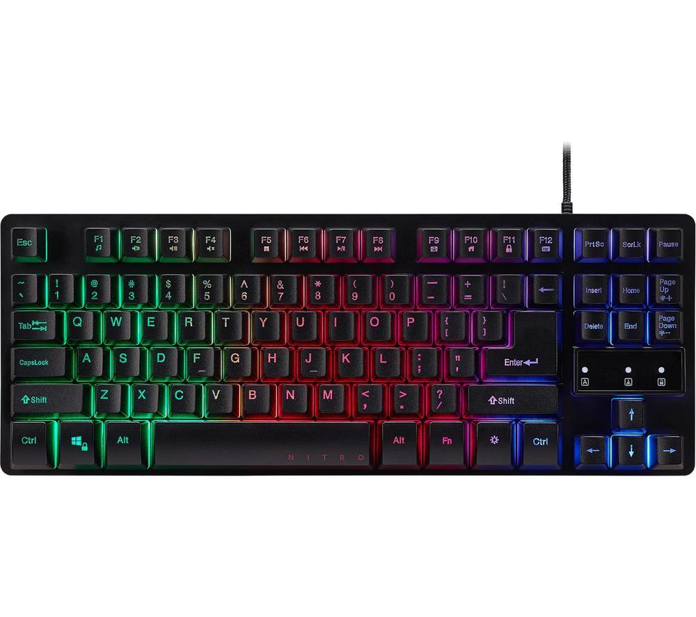 ACER Nitro TKL Gaming Keyboard, Black