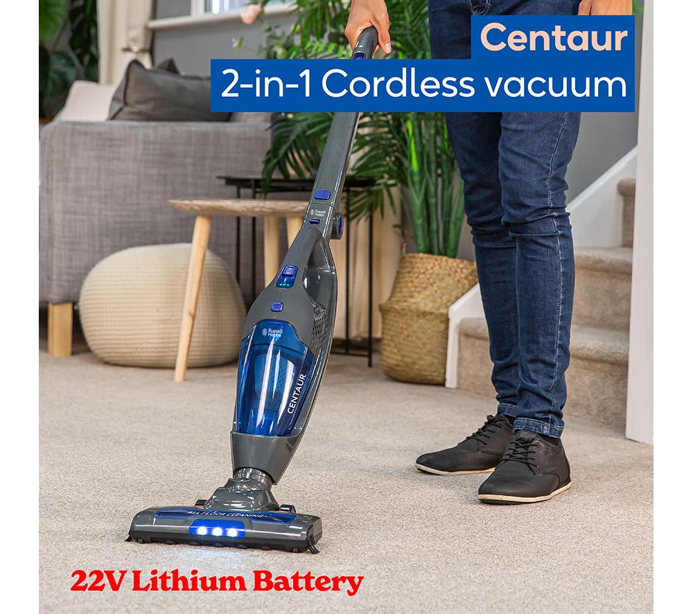 RUSSELL HOBBS Centaur RHSV2211 Cordless Vacuum Cleaner - Grey & Blue image number 4 of 13