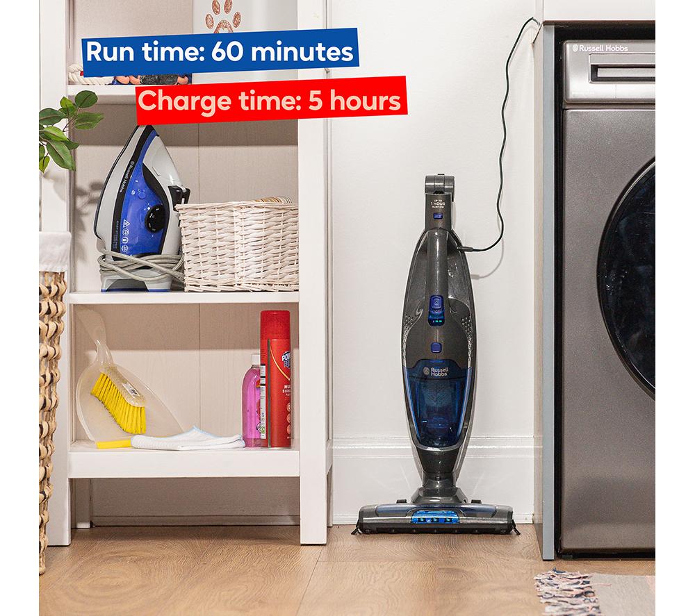 RUSSELL HOBBS Centaur RHSV2211 Cordless Vacuum Cleaner - Grey & Blue image number 9 of 13