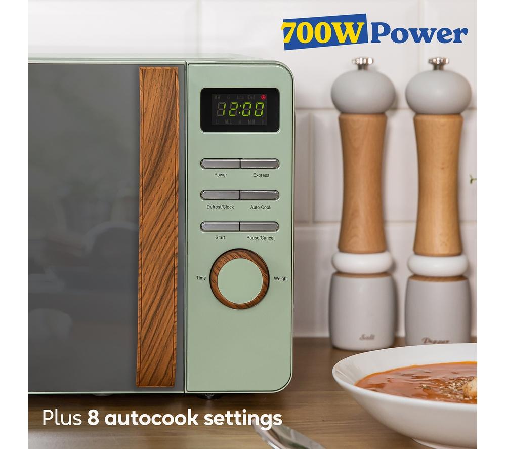 RUSSELL HOBBS Scandi RHMD714MG-N Compact Solo Microwave - Green image number 7 of 9