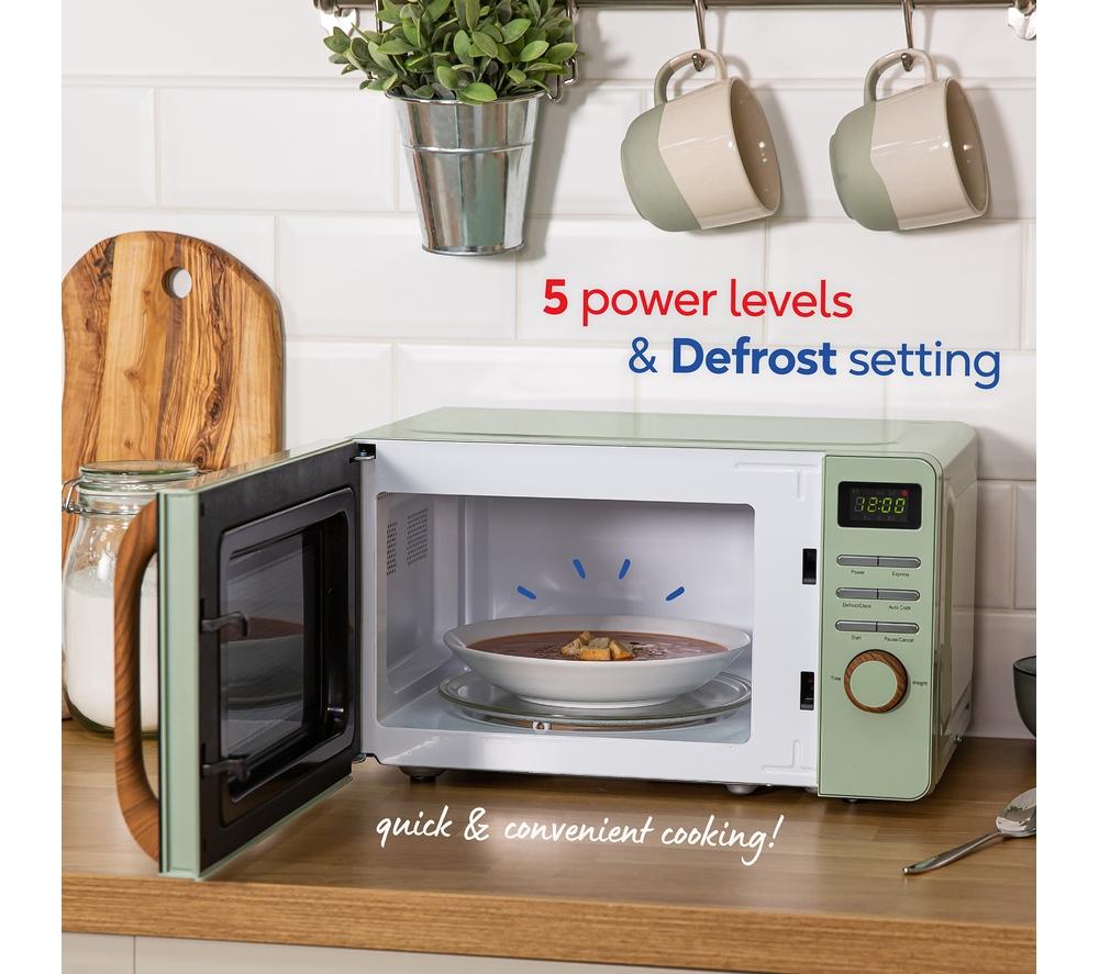 RUSSELL HOBBS Scandi RHMD714MG-N Compact Solo Microwave - Green image number 8 of 9