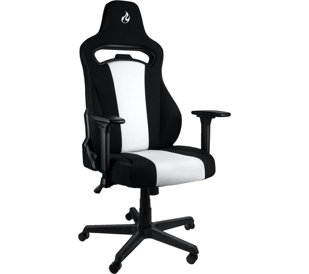 NITRO CONCEPTS E250 Gaming Chair - Black & White