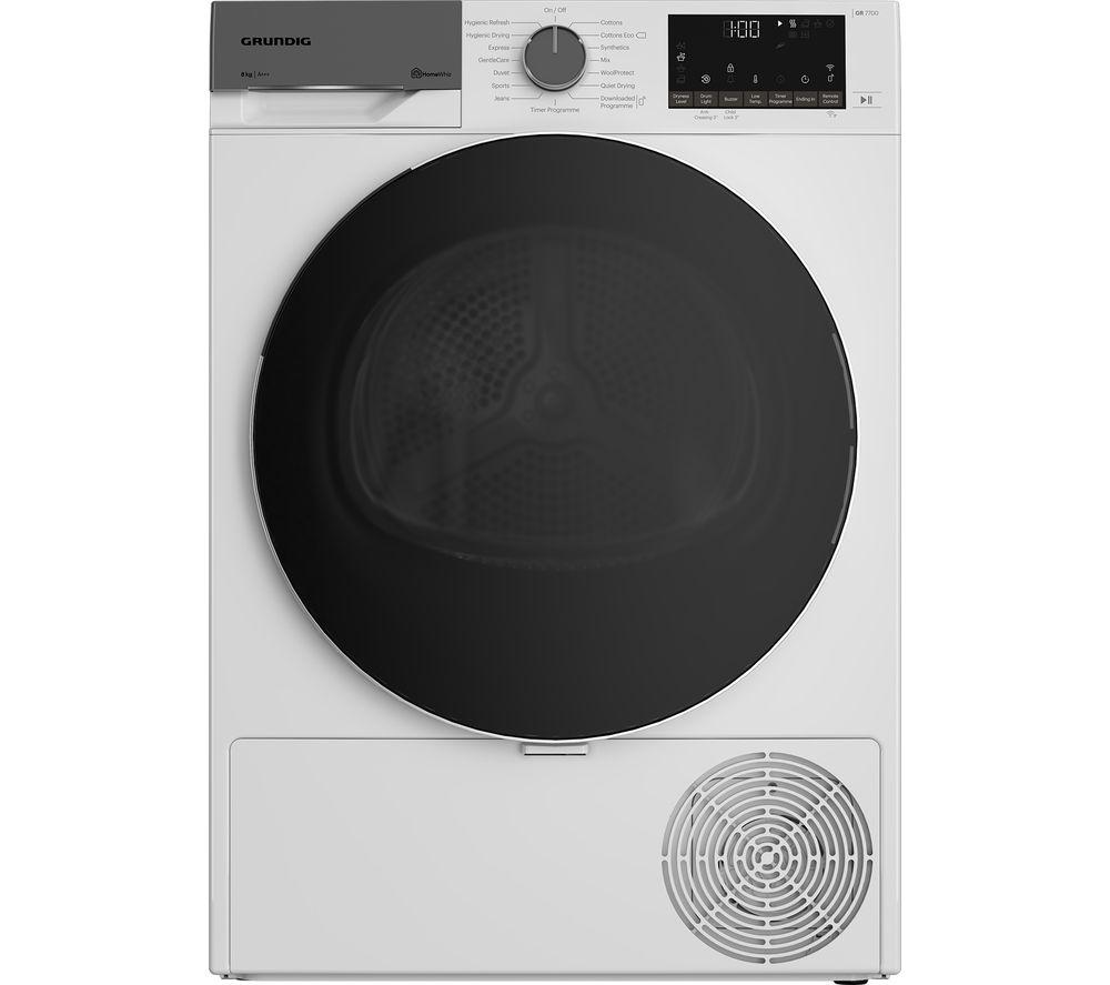 GRUNDIG GT56824CW WiFi-enabled 8 kg Heat Pump Tumble Dryer review