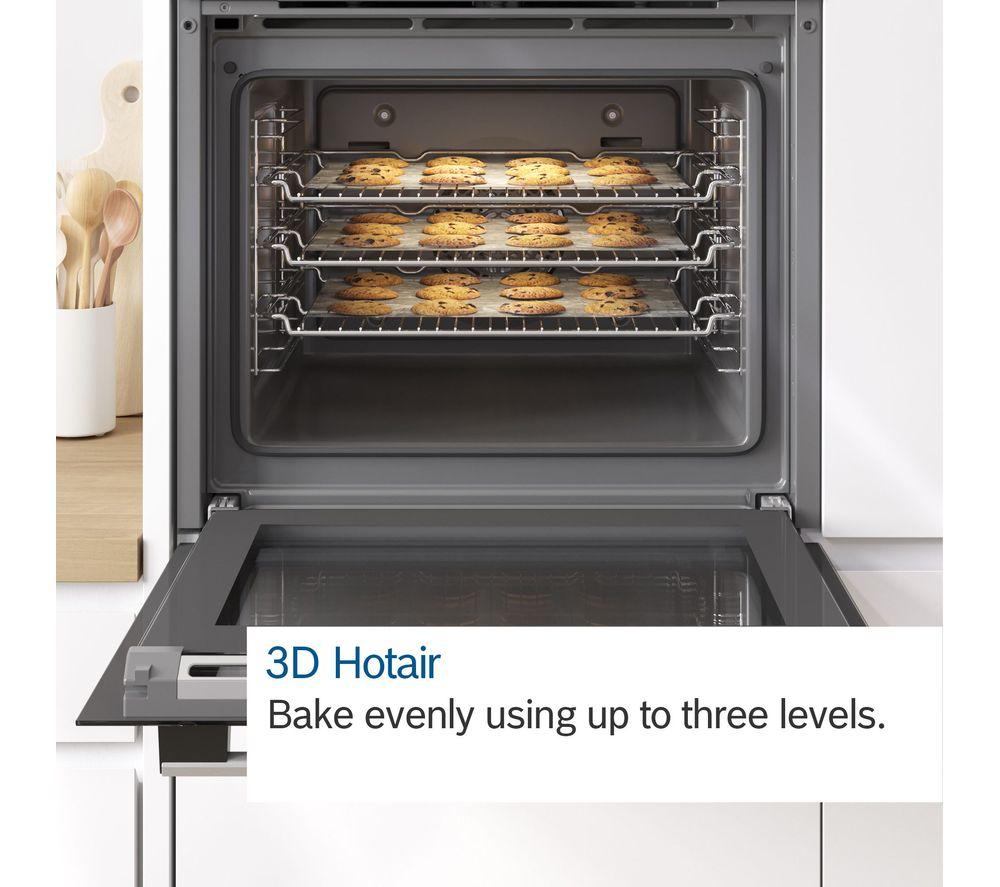 BOSCH Series 6 MBA5785S6B Electric Double Pyrolytic Smart Oven - Stainless Steel image number 4 of 13