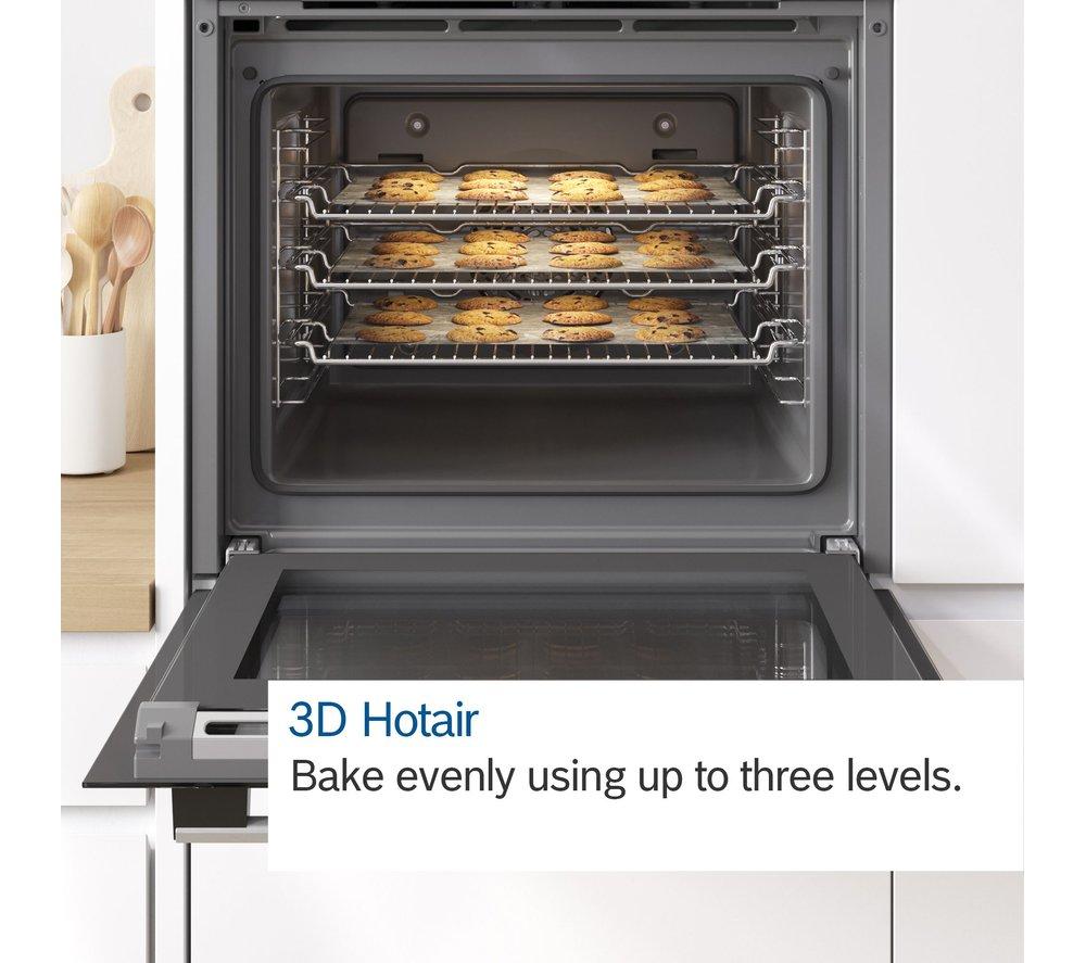 BOSCH Series 6 MBA5785S6B Electric Double Pyrolytic Smart Oven - Stainless Steel image number 10 of 13