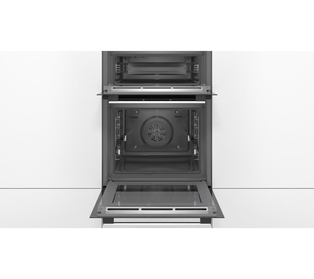 BOSCH Series 6 MBA5785S6B Electric Double Pyrolytic Smart Oven - Stainless Steel image number 11 of 13