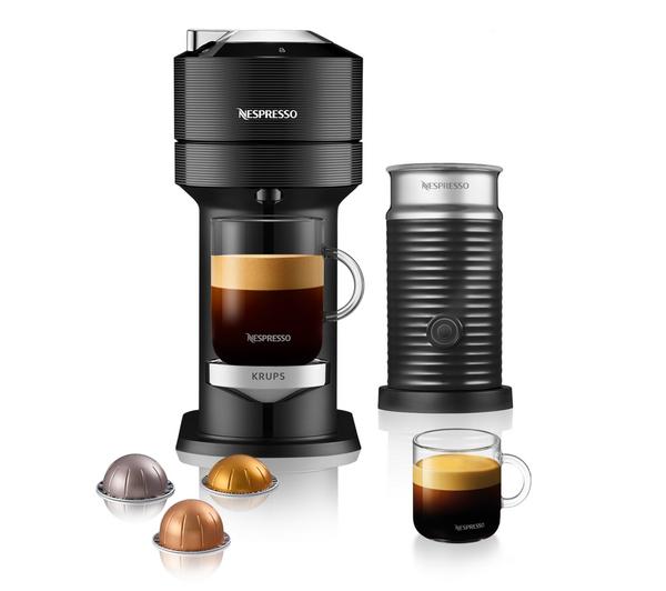 Buy NESPRESSO by Krups Vertuo Next XN911840 Pod Coffee Machine with Milk Frother - Black | Currys