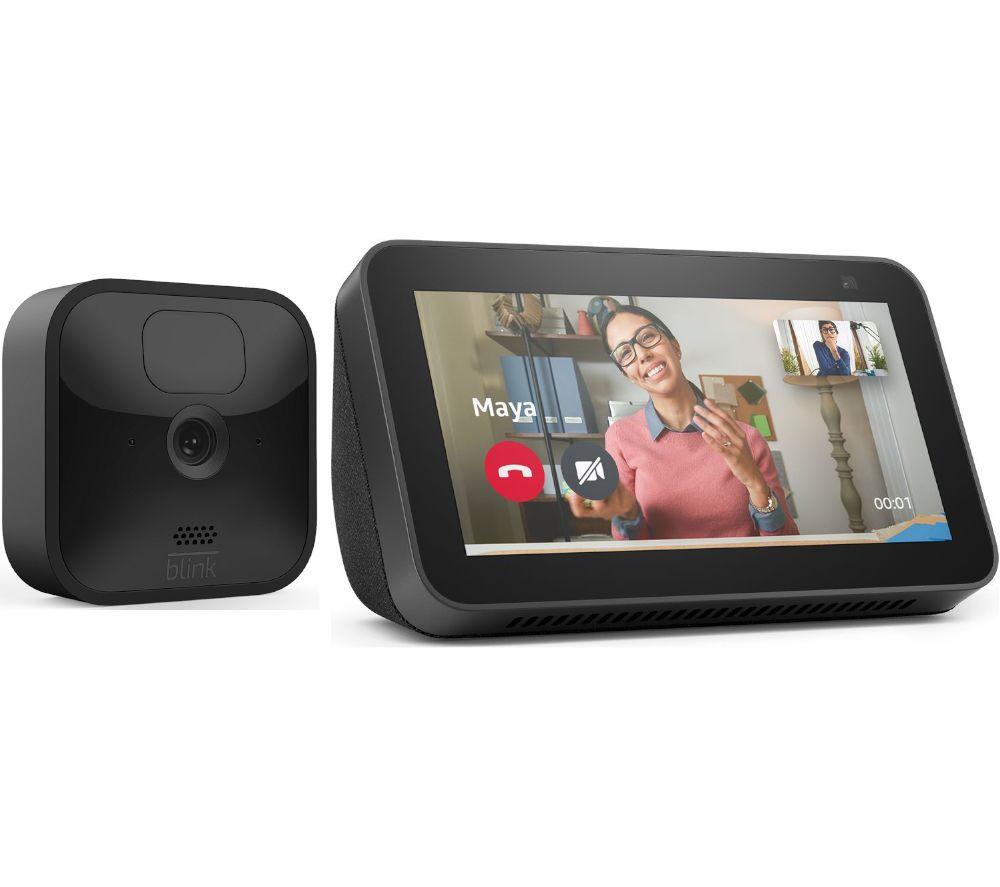 Amazon Blink Outdoor HD WiFi Security Camera System & Charcoal Echo Show 5 review