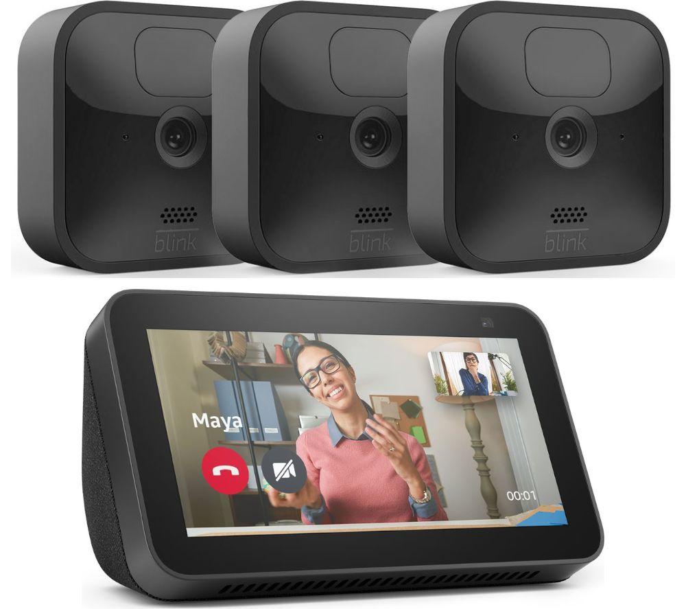 Amazon Blink Outdoor HD WiFi Security 3 Camera System & Charcoal Echo Show 5 review