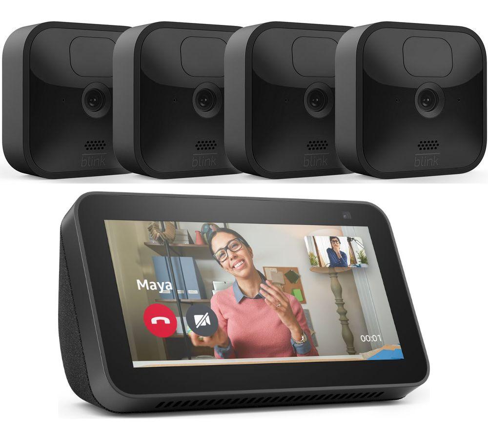 Amazon Blink Outdoor HD WiFi Security 4 Camera System & Charcoal Echo Show 5 review