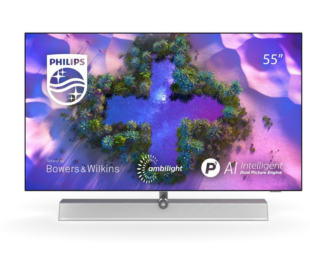 PHILIPS Ambilight 55OLED936/12 55" Smart 4K Ultra HD HDR OLED TV with Google Assistant