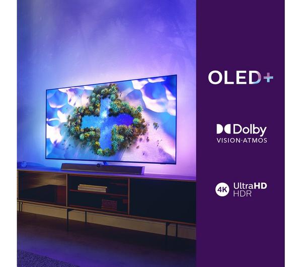 PHILIPS Ambilight 55OLED936/12 55" Smart 4K Ultra HD HDR OLED TV with Google Assistant image number 2