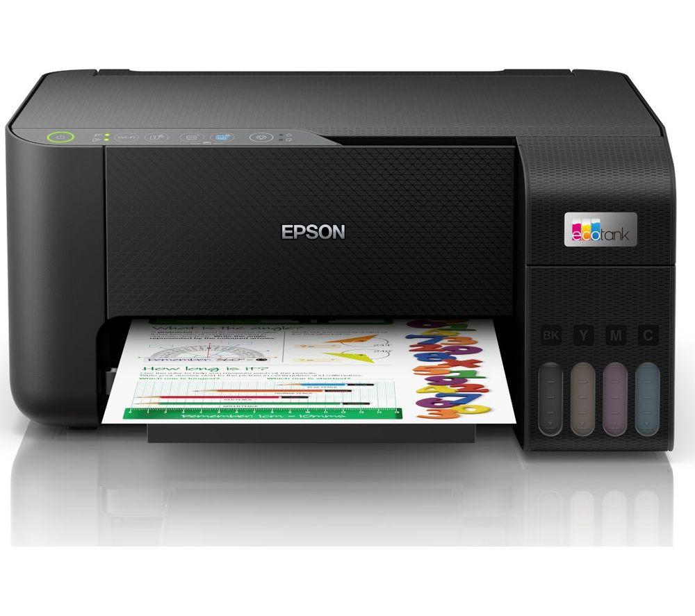 Image of EPSON EcoTank ET-2810 All-in-One Wireless Inkjet Printer, Black