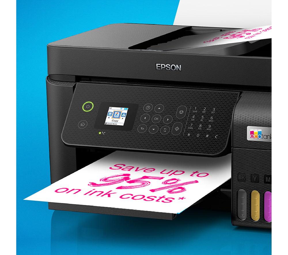 EPSON EcoTank ET-4800 All-in-One Wireless Inkjet Printer with Fax image number 7 of 12