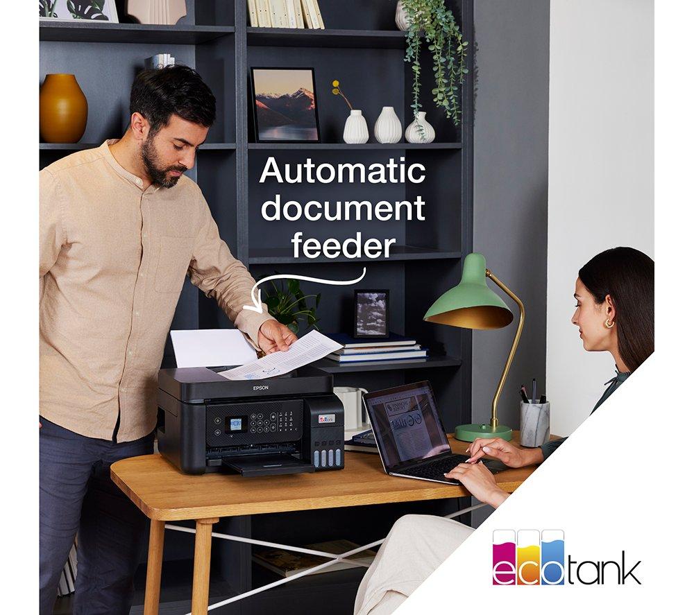 EPSON EcoTank ET-4800 All-in-One Wireless Inkjet Printer with Fax image number 10 of 12
