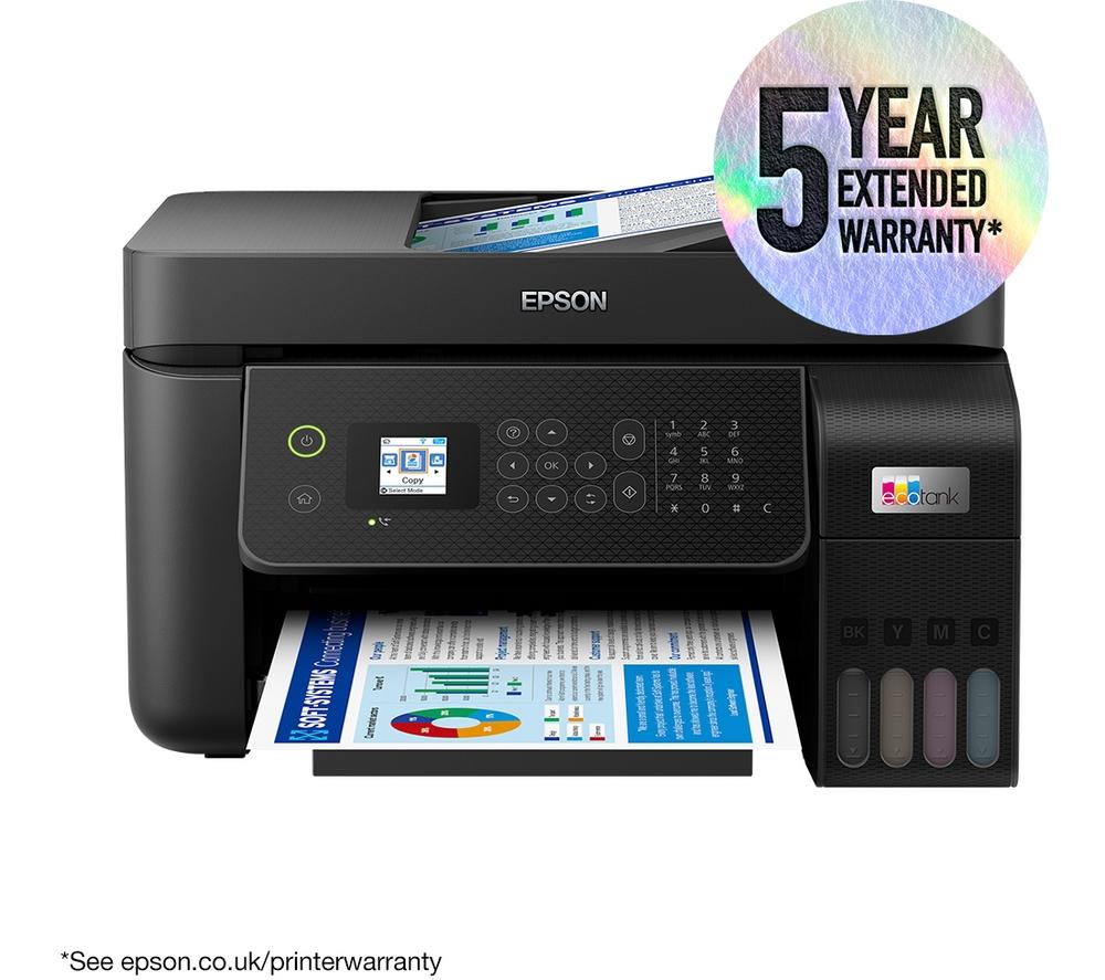 EPSON EcoTank ET-4800 All-in-One Wireless Inkjet Printer with Fax image number 12 of 12