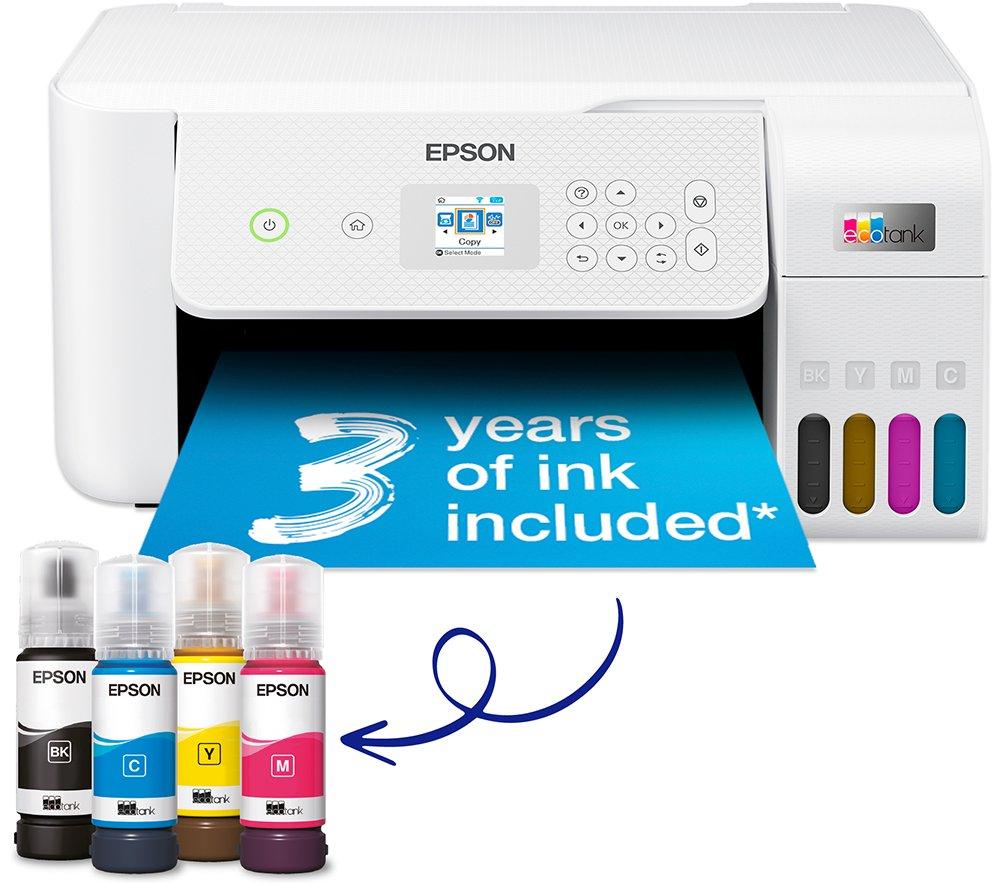 Click to view product details and reviews for Epson Ecotank Et 2826 All In One Wireless Inkjet Printer White.