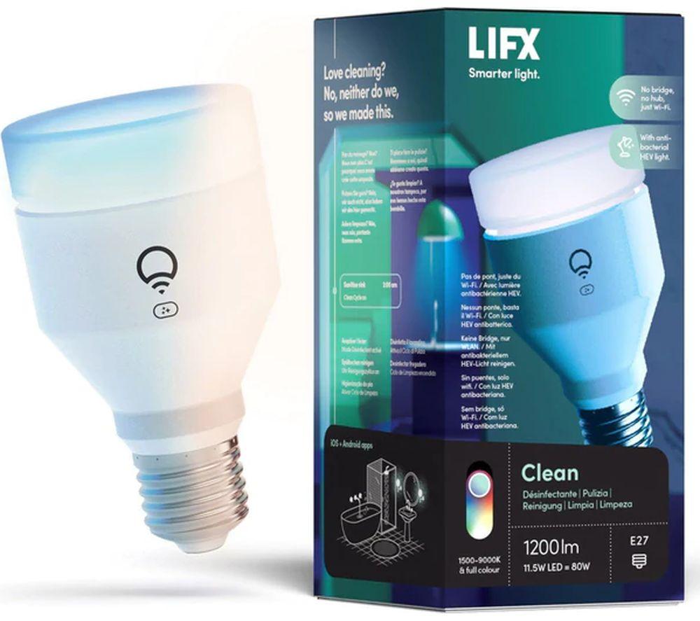 LIFX Clean Smart LED Light Bulb - E27