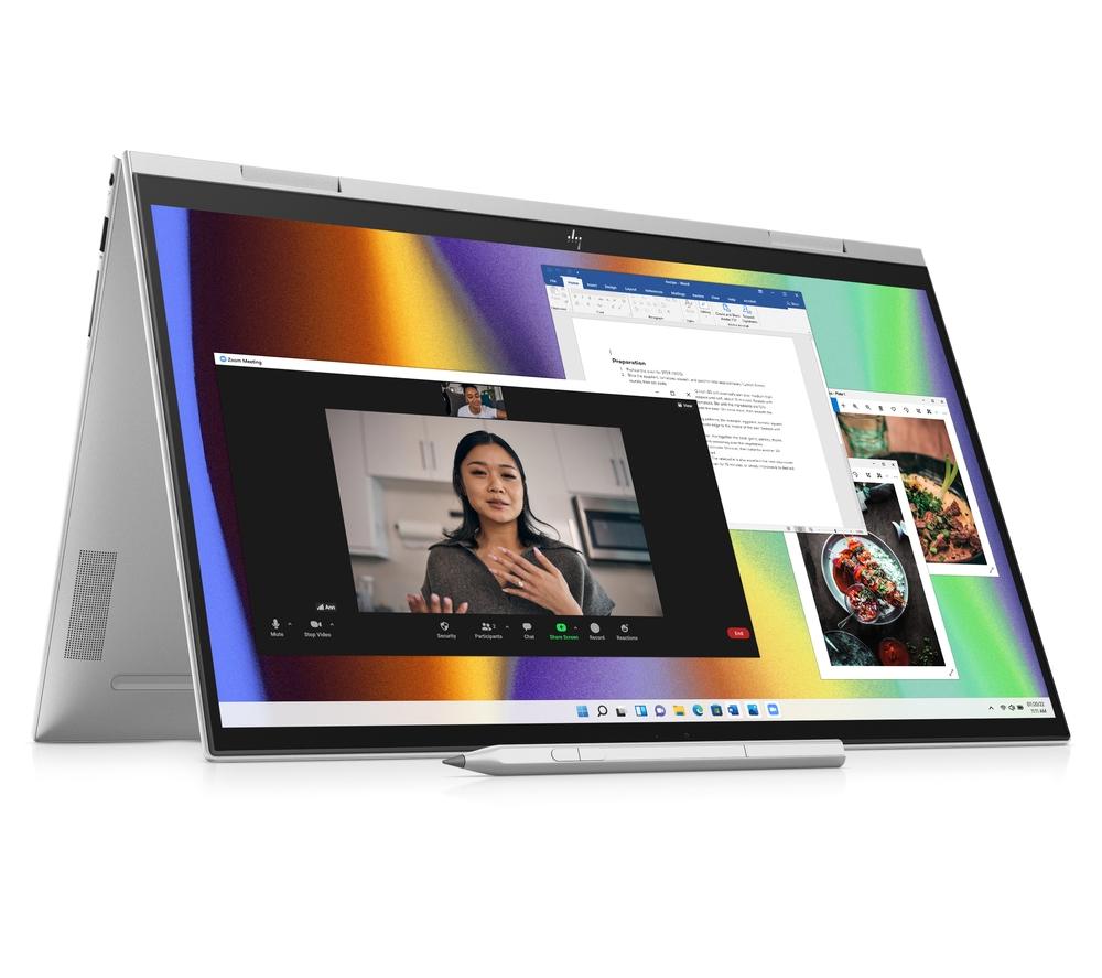 Image of HP ENVY x360 Convert 15.6" 2 in 1 Laptop - Intel®Core i7, 512 GB SSD, Silver, Silver/Grey
