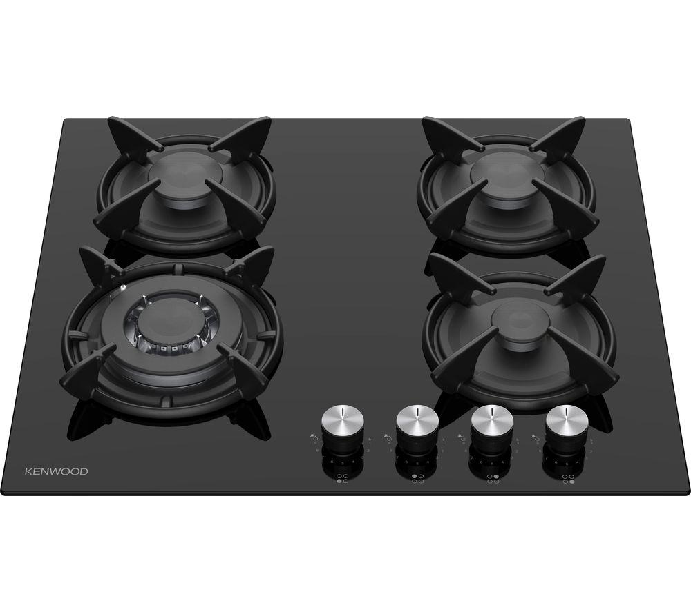 KENWOOD KGHOB6G21 60 cm Gas Hob - Black image number 3 of 6