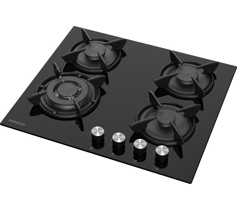 KENWOOD KGHOB6G21 60 cm Gas Hob - Black image number 4 of 6