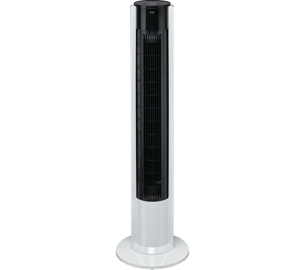 LOGIK LTFBW22 Tower Fan - White image number 2 of 4
