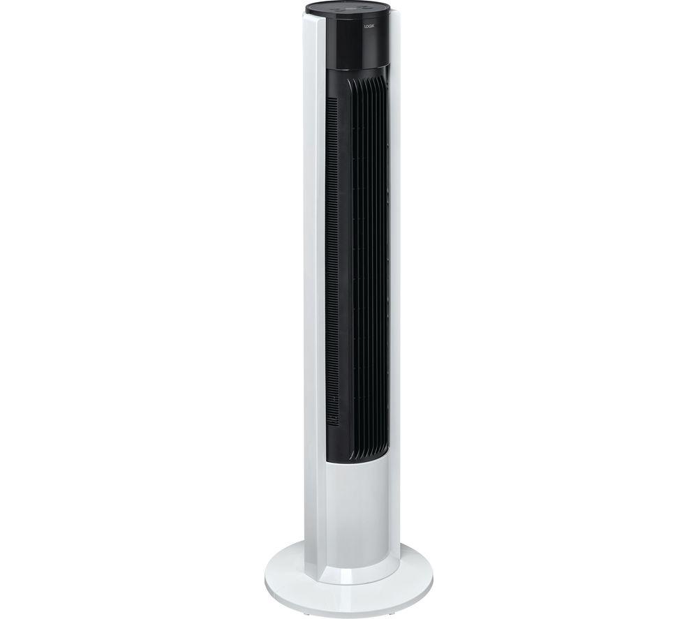 LOGIK LTFBW22 Tower Fan - White image number 3 of 4