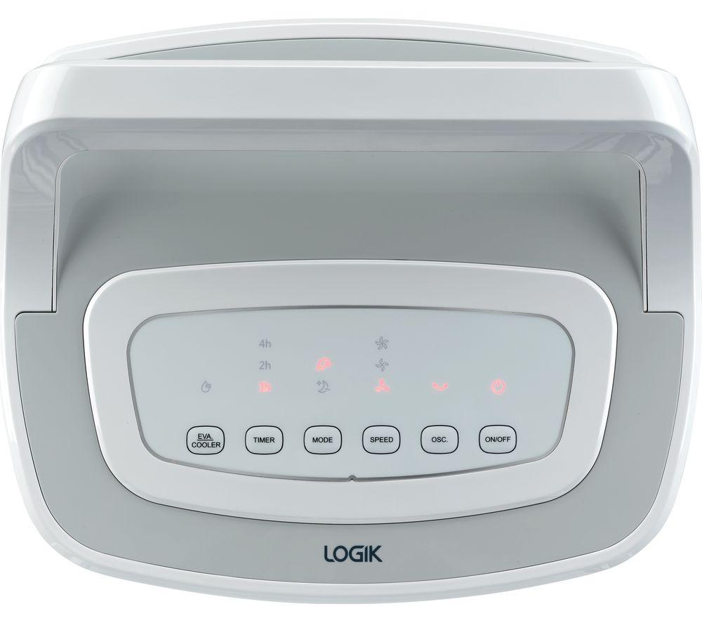 LOGIK L10ACW22 Portable Air Cooler - White image number 3 of 4