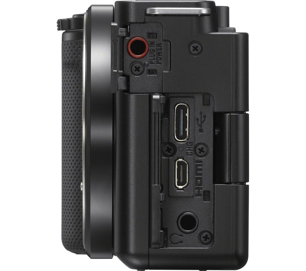 SONY ZV-E10 Mirrorless Vlogging Camera & GP-VPT2BT Shooting Grip Bundle - Body Only image number 2 of 11