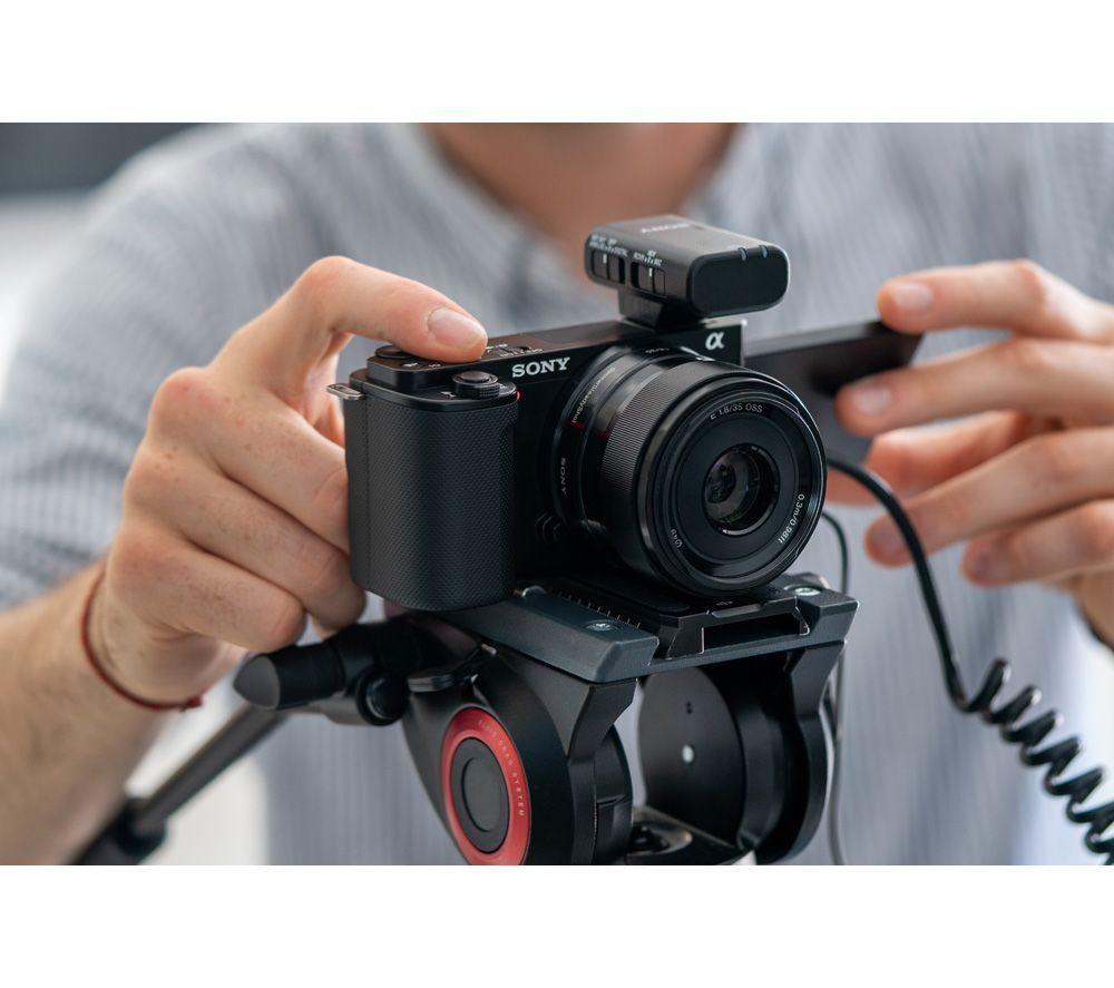 SONY ZV-E10 Mirrorless Vlogging Camera & GP-VPT2BT Shooting Grip Bundle - Body Only image number 5 of 11