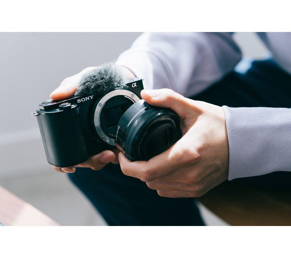 Buy SONY ZV-E10 Mirrorless Vlogging Camera & GP-VPT2BT Shooting