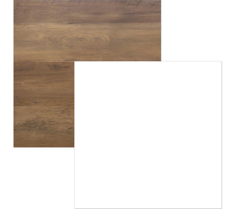 AVF Whitesands 1900 mm TV Stand for up to 85" TVs - White & Rustic Wood image number 7 of 9