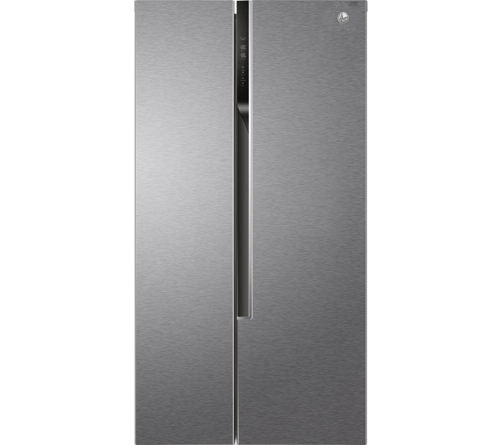 HOOVER HHSF918F1XK American-Style Fridge Freezer - Stainless Steel, Stainless Steel