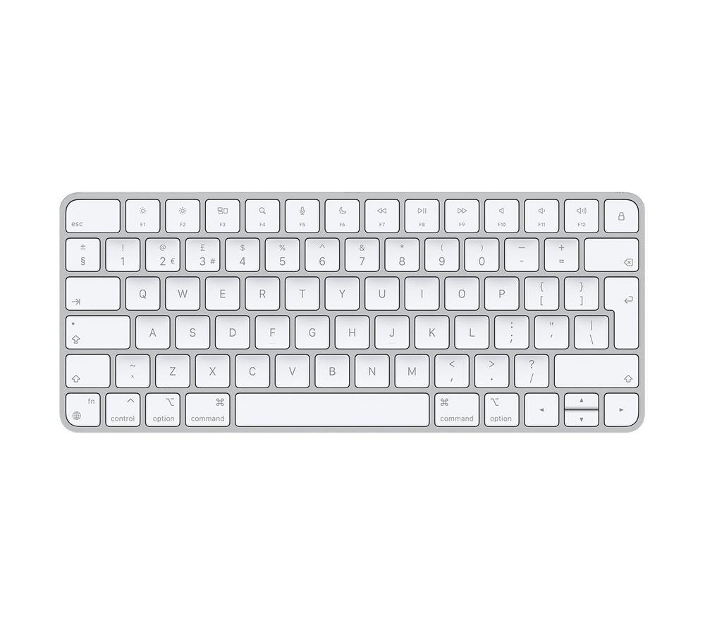 Image of APPLE Magic Wireless Keyboard - White & Silver, White,Silver/Grey