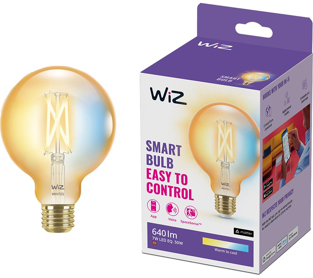 Image of WIZ CONNECTED Filament Smart LED Light Bulb - E27, Warm White