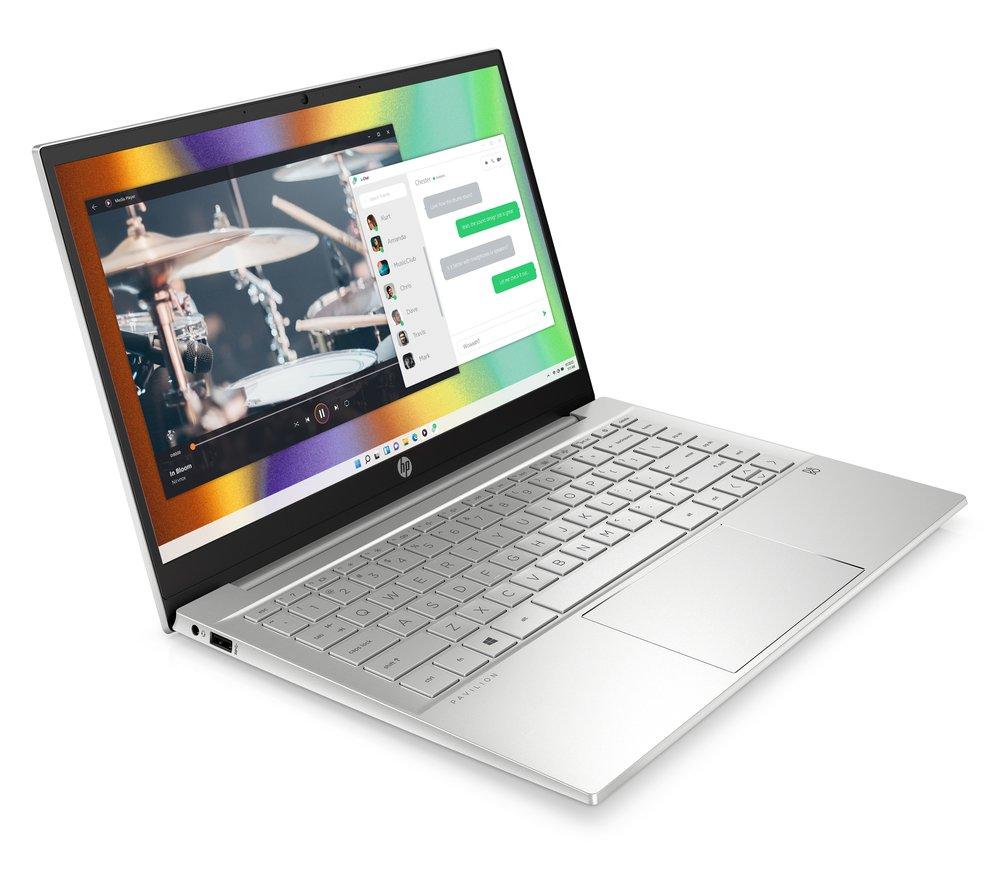 Image of HP Pavilion 14-dv0626sa 14" Laptop - Intel®Core i3, 256 GB SSD, Silver, Silver/Grey