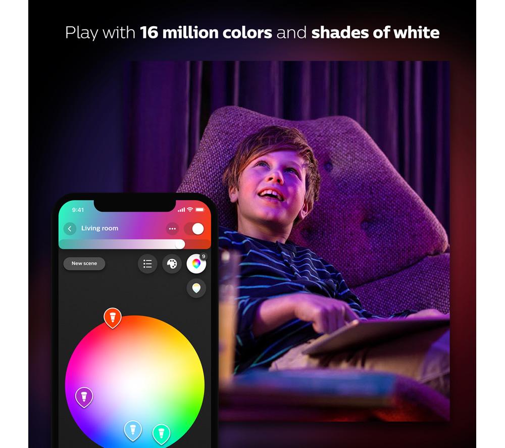 Philips hue starter kit e27 white on sale and color ambiance