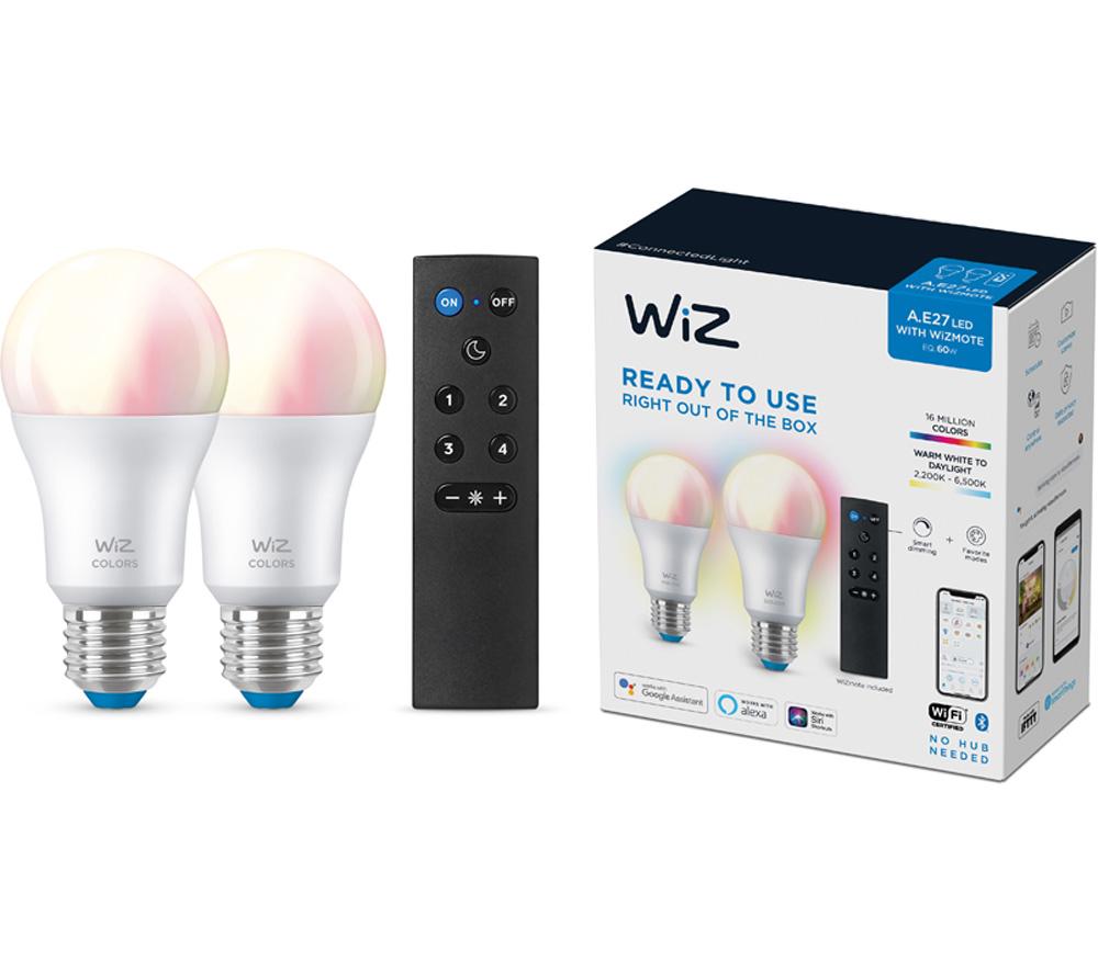 WIZ CONNECTED A60 Full Colour Smart Light Bulb with Remote Control review