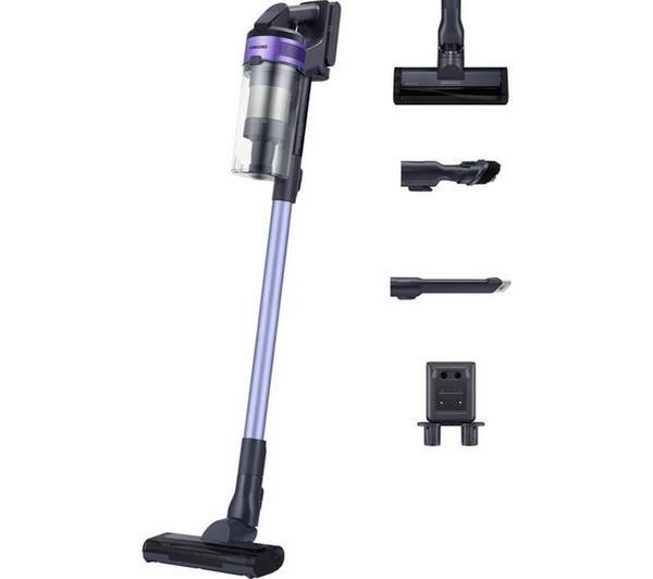 SAMSUNG Jet 60 Turbo Max 150 W Suction Power Cordless Vacuum Cleaner with Jet Fit Brush - Teal Violet & Cotta Black