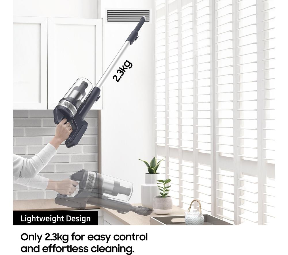 SAMSUNG Jet 60 Turbo Max 150 W Suction Power Cordless Vacuum Cleaner with Jet Fit Brush - Teal Violet & Cotta Black image number 7 of 8