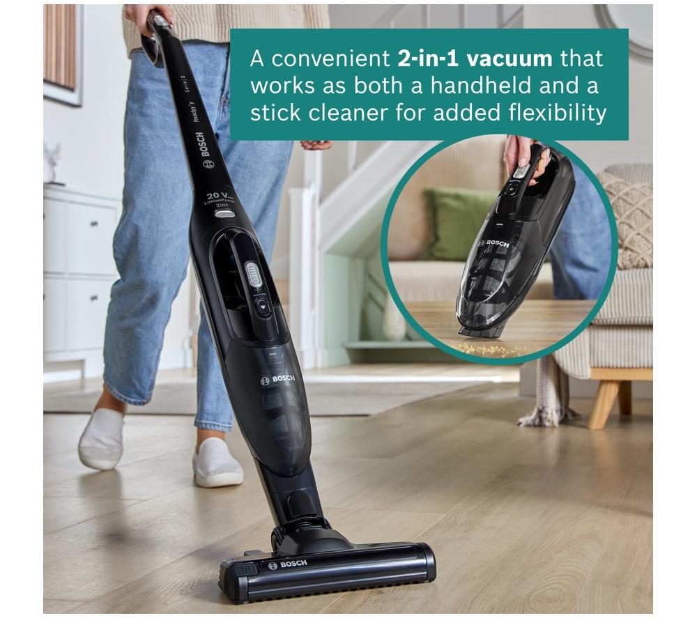 BOSCH Serie 2 ProClean Ready'y BCHF220GB Cordless Vacuum Cleaner &ndash; Black image number 2 of 12