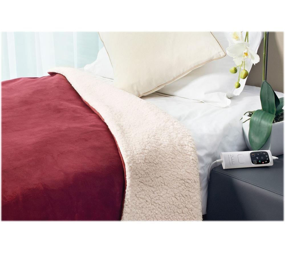 Buy DREAMLAND 16772 Velvety Sherpa Electric Overblanket Single Currys