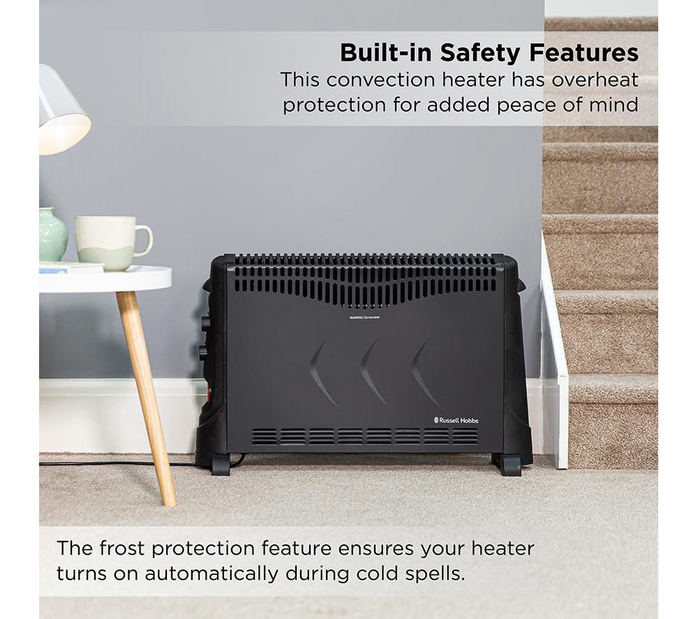 RUSSELL HOBBS RHCVH4002B Portable Convector Heater - Black image number 6 of 16