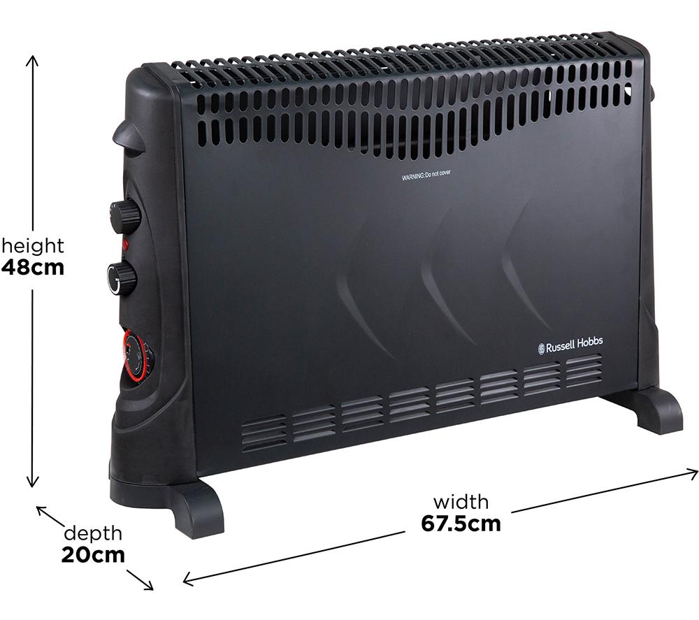 RUSSELL HOBBS RHCVH4002B Portable Convector Heater - Black image number 10 of 16
