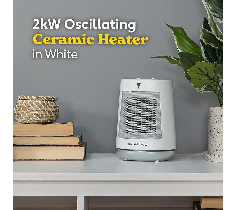 Buy RUSSELL HOBBS RHFH1008 Portable Hot u0026 Cool Convector Heater - White |  Currys