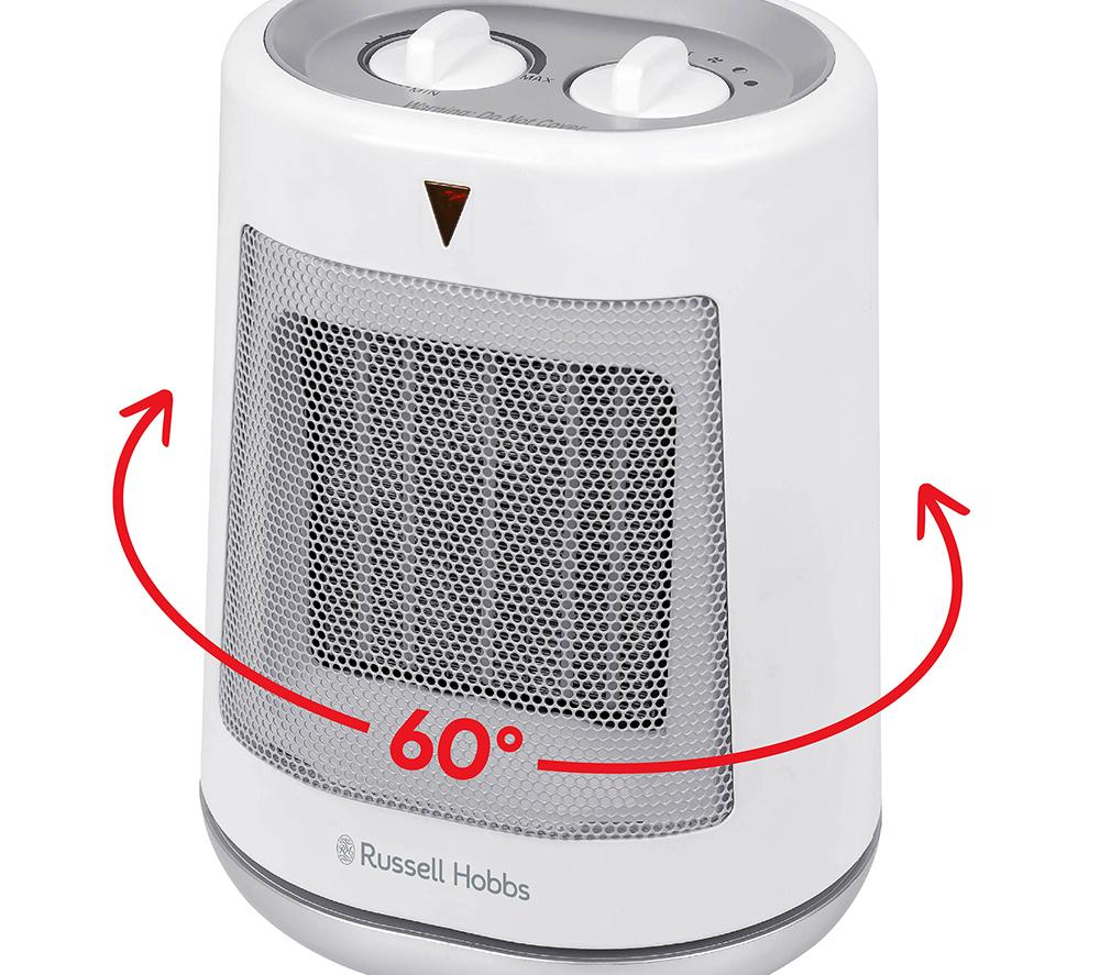 Buy RUSSELL HOBBS RHFH1008 Portable Hot u0026 Cool Convector Heater - White |  Currys