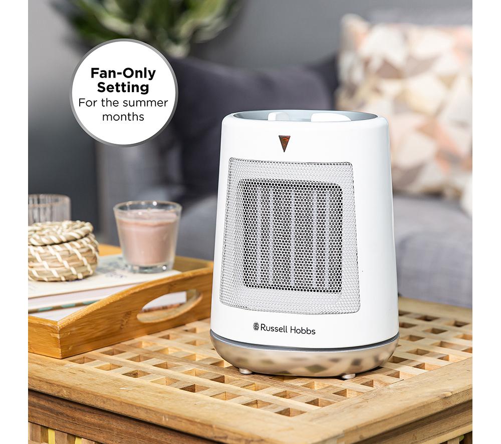 Buy RUSSELL HOBBS RHFH1008 Portable Hot u0026 Cool Convector Heater - White |  Currys