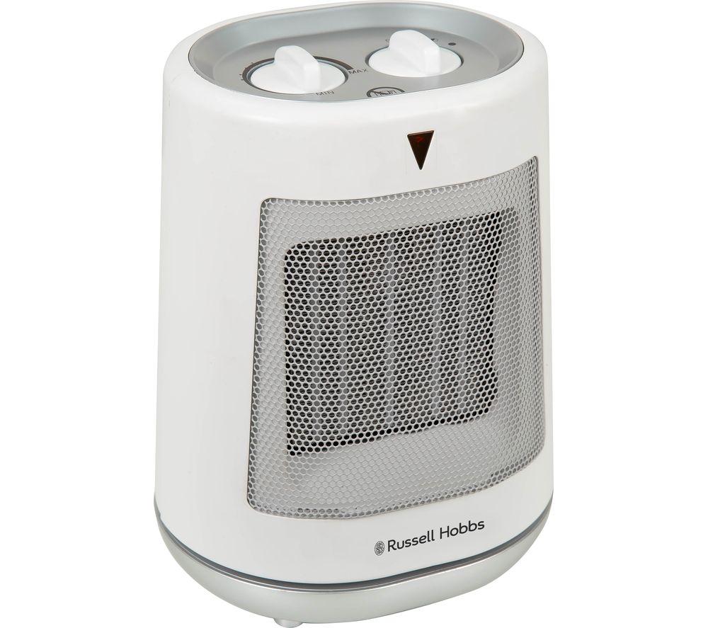 Buy RUSSELL HOBBS RHFH1008 Portable Hot u0026 Cool Convector Heater - White |  Currys