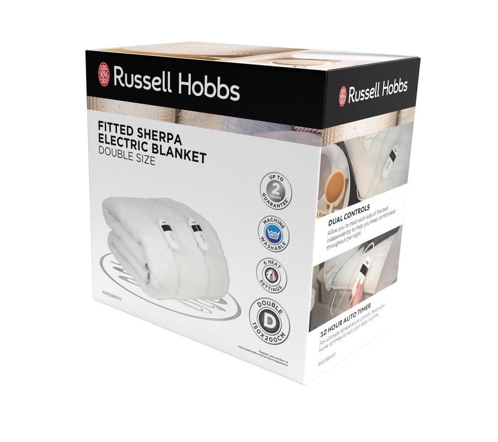 RUSSELL HOBBS RHEDB8002 Electric Underblanket - King-size image number 13 of 13