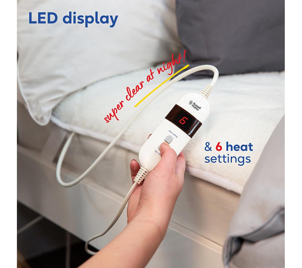 RUSSELL HOBBS RHESB8001 Electric Blanket - Single image number 3 of 12